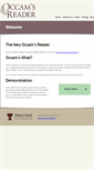 Mobile Screenshot of occamsreader.org